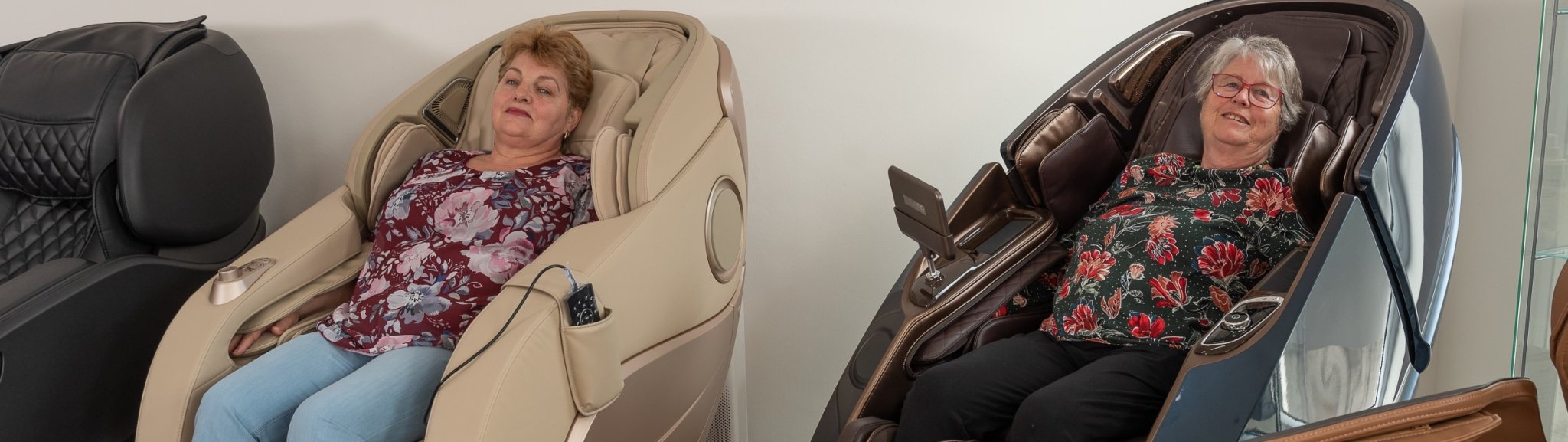 Masážní křeslo světové výstavy a showroomu s odborným poradenstvím