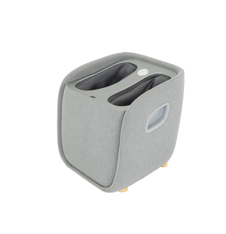 Osmanská - SYNCA REi Masážní stolička Šedá bavlněná masážní židle World