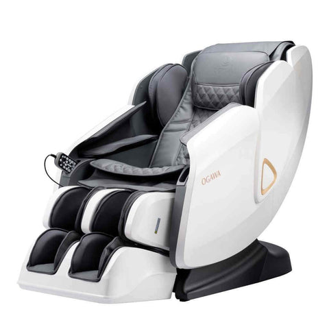 OGAWA Smart Reluxe OG6383 Masážní křeslo Šedé umělé kožené masážní křeslo World