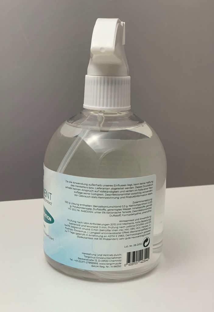 TERGIMUS Puremanent Long Protect dlouhodobý povrchový dezinfekční prostředek