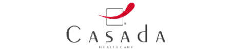 CASADA Healthcare Masážní křeslo Firemní logo