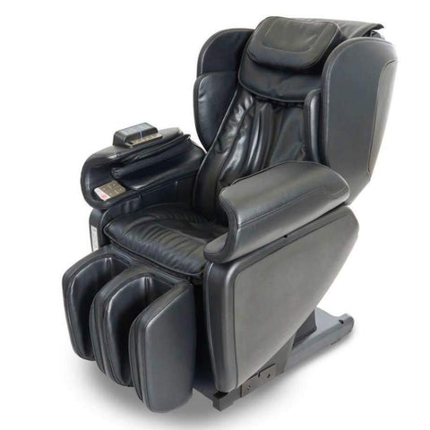 The Workhorse - SYNCA Kurodo Massage Chair Black Faux Leather Massage Chair World