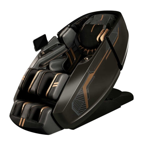 Black Panther - ROTAI RT8900 Masážní křeslo Black Faux Leather Massage Chair World