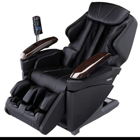 Výkonný - Panasonic EP-MA70CX802 Real Pro Hot Stone Massage Chair Black Faux Leather Massage Chair World