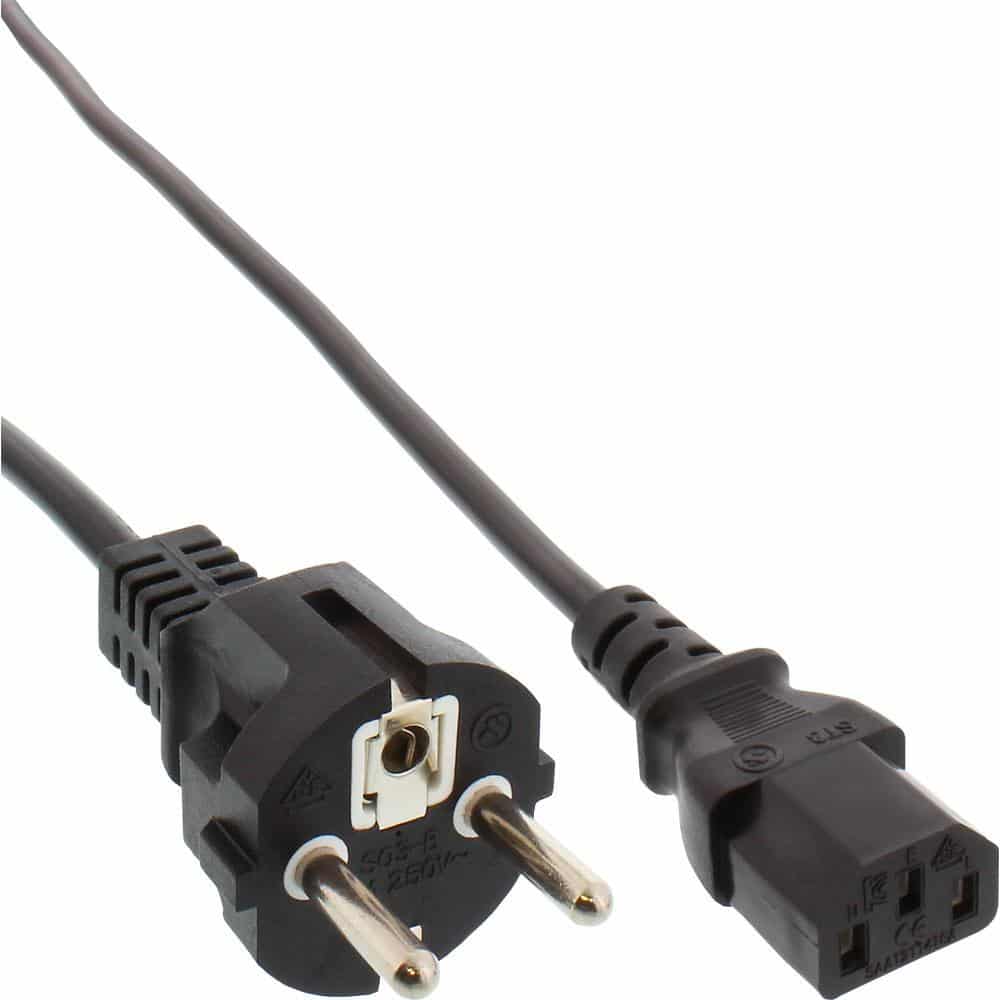 extra dlouhý/barevný napájecí kabel, ochranný kontakt přímo na zástrčce C13